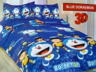 Bonita Motif  Blue Doraemon